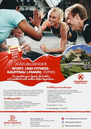 Auszubildende/r Sport- und Fitness-Kauffrau (-mann) (w/m/d)